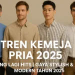Tren Kemeja Pria 2025 yang Lagi Hits Gaya Stylish Modern Tahun 2025